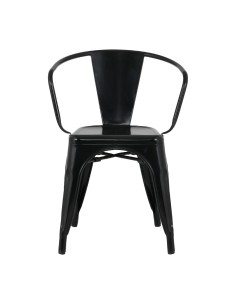 Fauteuils Bolero Bistro Curve noirs - lot de 4 2