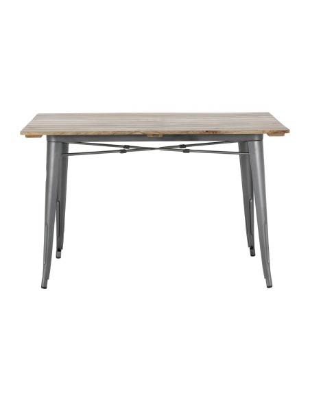 Table Bolero Bistro 1200 mm bois manguier - gris