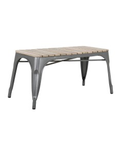 Banc d'intérieur Bolero Bistro 850 mm - lot de 2