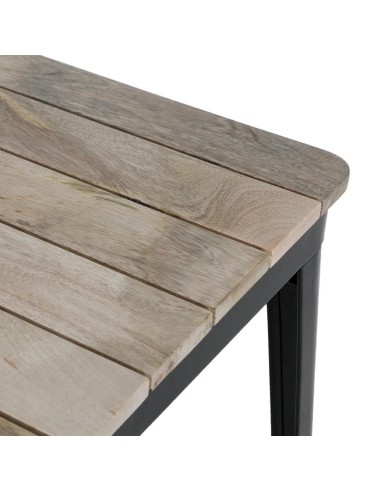 Table à manger Bolero Bistro 650 mm en bois de manguier