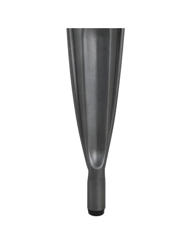 Banc Bolero Bistro 1000 mm - Lot de 2, cadre gris acier et assise bois manguier