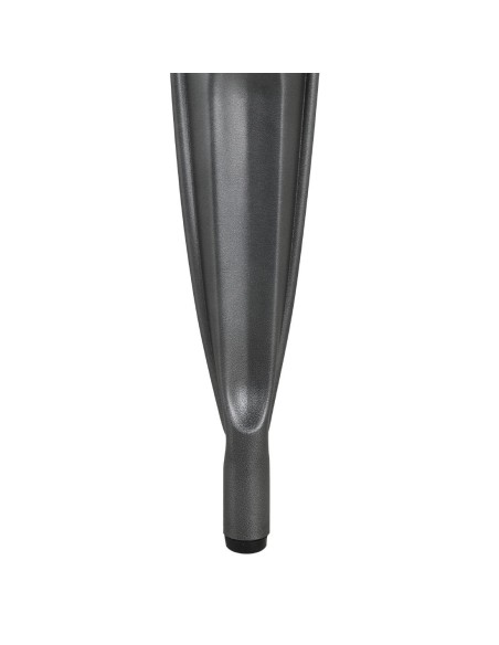 Banc Bolero Bistro 1000 mm - Lot de 2, cadre gris acier et assise bois manguier