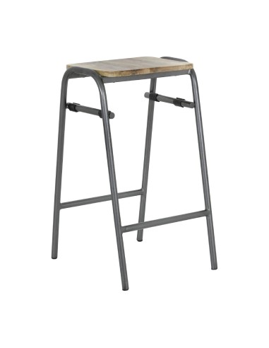 Tabourets de bar Bolero Cantina bronze - lot de 4