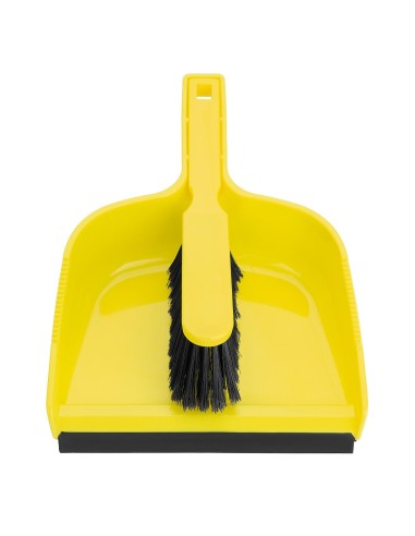 Ensemble pelle et balayette Jantex jaune - Nettoyage rapide