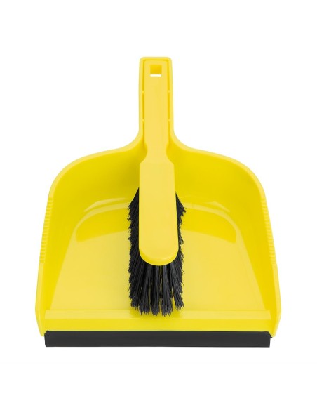 Ensemble pelle et balayette Jantex jaune - Nettoyage rapide