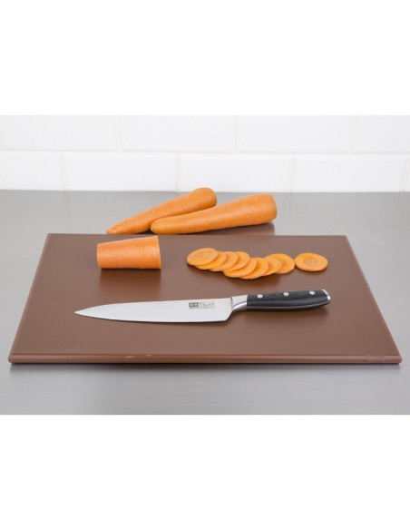 Planche à découper Hygiplas marron 12x450x300 mm
