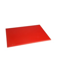 Planche à découper Hygiplas rouge - 12x450x300 mm