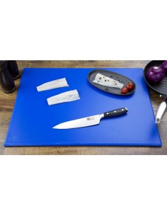 Planche à découper Hygiplas bleu 600x450 mm - Poisson cru 2
