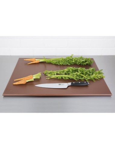 Grand planche à découper Hygiplas marron 12x600x450 mm