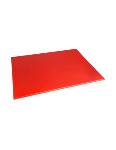 Grande planche à découper rouge Hygiplas HDPE 12x600x450 mm