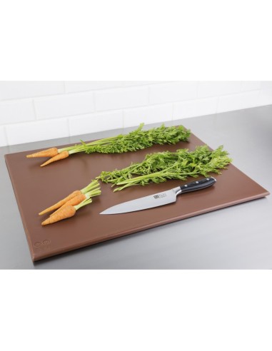 Grand planche à découper Hygiplas marron 12x600x450 mm