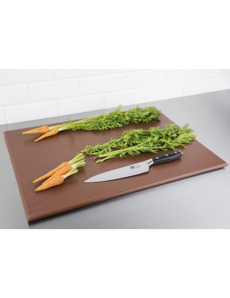 Grand planche à découper Hygiplas marron 12x600x450 mm