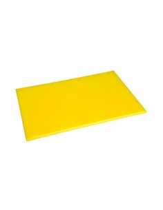 Planche à découper jaune Hygiplas - volaille crue