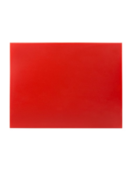 Grande planche à découper rouge Hygiplas HDPE 12x600x450 mm