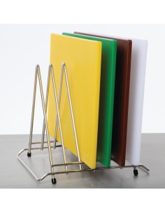 Support pour planches à découper Hygiplas - 6 planches inox 2