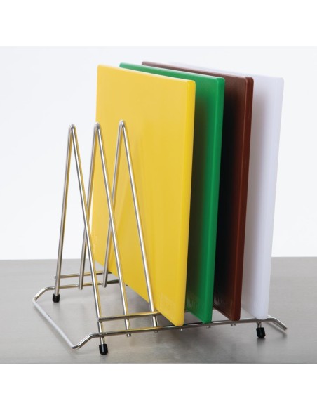 Support pour planches à découper Hygiplas - 6 planches inox