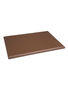 Planche à découper Hygiplas marron HDPE 450 mm - Viande cuite