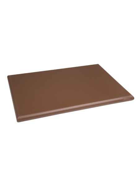 Planche à découper Hygiplas marron HDPE 450 mm - Viande cuite