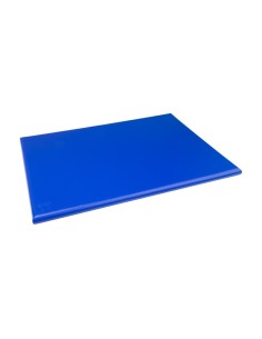 Planche à découper extra large bleue Hygiplas - Poisson cru