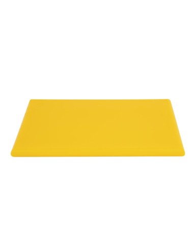 Planche à découper Hygiplas jaune - HDPE 25x450x300 mm