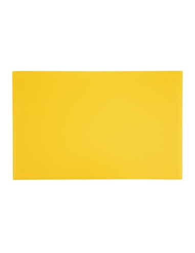 Planche à découper Hygiplas jaune - HDPE 25x450x300 mm