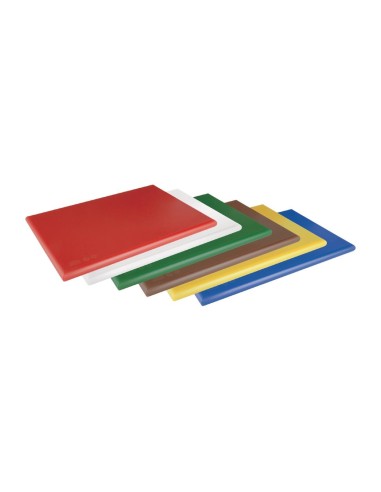 Planche à découper Hygiplas jaune - HDPE 25x450x300 mm
