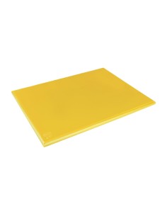 Planche à découper extra large jaune Hygiplas - 600x450 mm