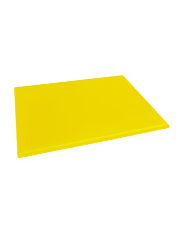 Planche à découper extra large jaune Hygiplas - 600x450 mm