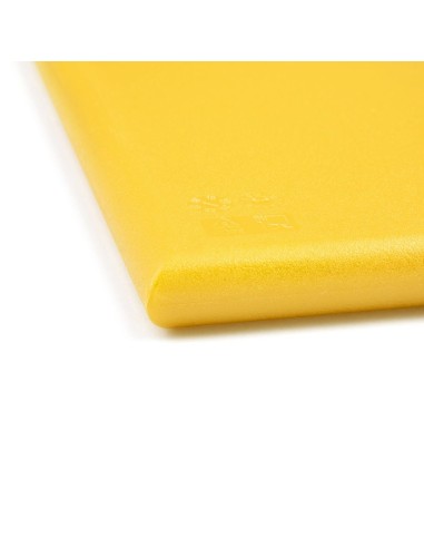 Planche à découper extra large jaune Hygiplas - 600x450 mm