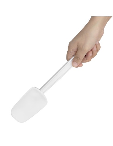 Spatule-cuillère Vogue 255mm - Caoutchouc blanc