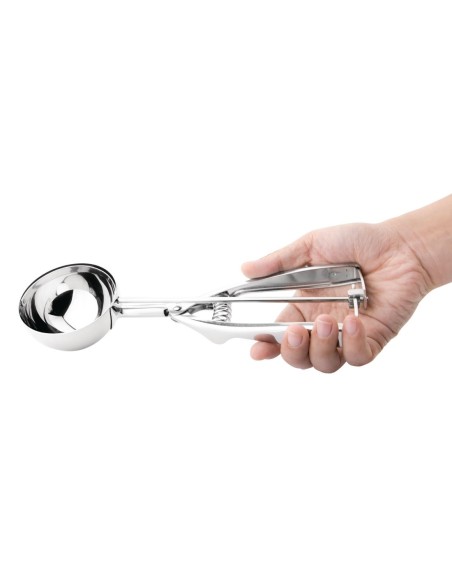 Portionneur à glace inox Vogue 125 ml - précision professionnelle