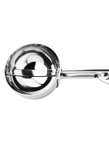 Portionneur à glace inox Vogue 125 ml - précision professionnelle