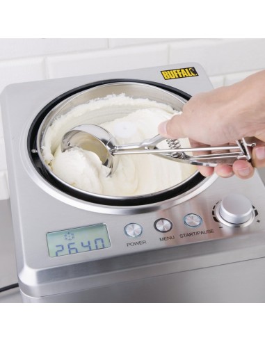 Portionneur à glace inox Vogue 125 ml - précision professionnelle