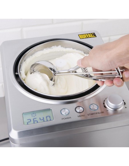 Portionneur à glace inox Vogue 125 ml - précision professionnelle