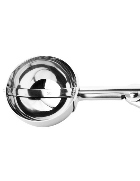 Portionneur à glace en inox Vogue 33ml - 30 boules/L