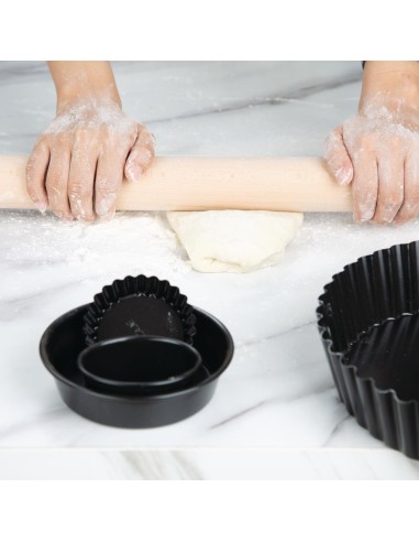 Rouleau à pâtisserie en bois Vogue 457 mm - durable