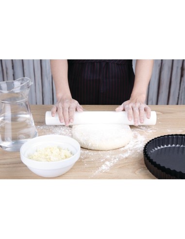 Rouleau à pâtisserie Vogue 356mm - blanc antiadhésif