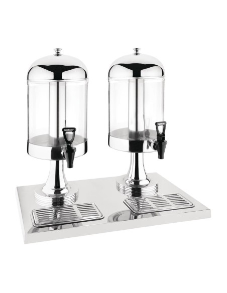 Double distributeur de jus de fruit Olympia - 13 L