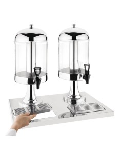 Double distributeur de jus de fruit Olympia - 13 L 2