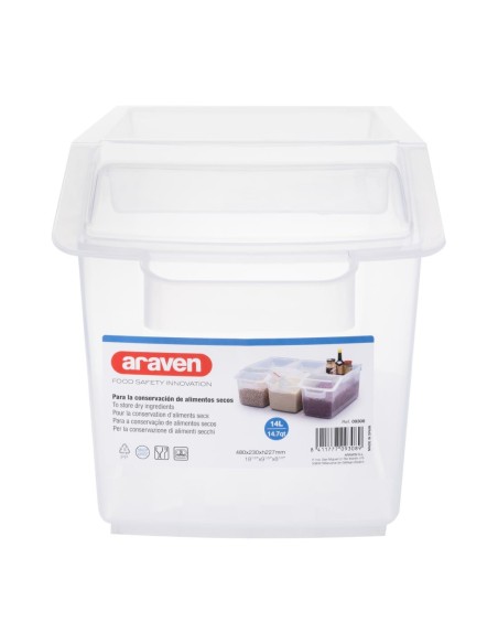 Distributeur Araven Koala 14L - Conteneur hygiénique