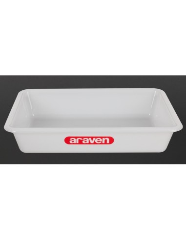 Bac alimentaire peu profond Araven transparent 345mm - 75mm