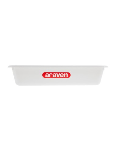 Bac alimentaire peu profond Araven transparent 345mm - 75mm