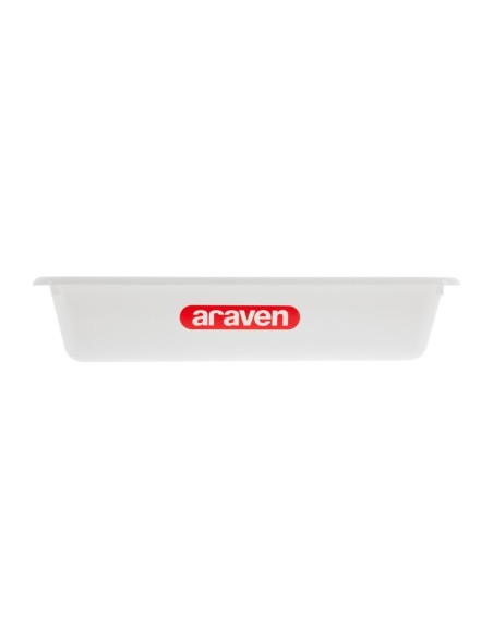 Bac alimentaire peu profond Araven transparent 345mm - 75mm
