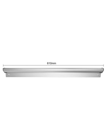 Pince-commandes Vogue 610 mm - Porte-fiches aluminium