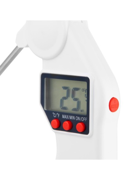 Thermomètre à sonde pliable Easytemp blanc - Hygiplas