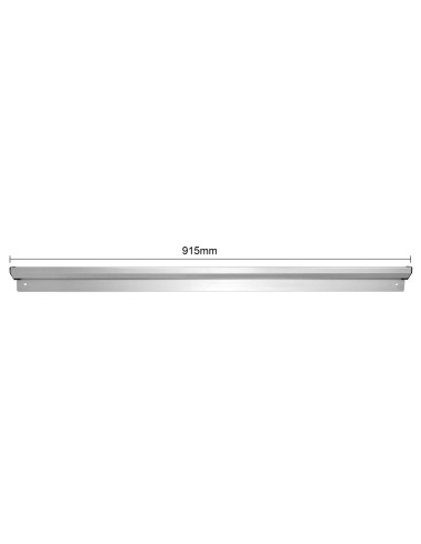 Pince-commandes Vogue 914 mm - porte-fiches en aluminium