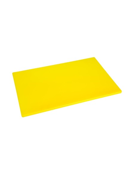 Planche à découper Hygiplas jaune 450x300 mm - Sans BPA