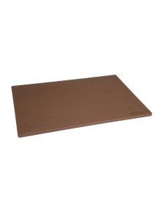 Planche à découper Hygiplas marron 450x300 mm - Sans BPA