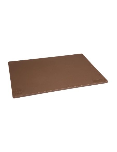 Planche à découper Hygiplas marron 450x300 mm - Sans BPA