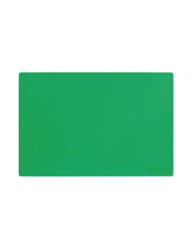 Planche à découper verte Hygiplas - 450x300 mm